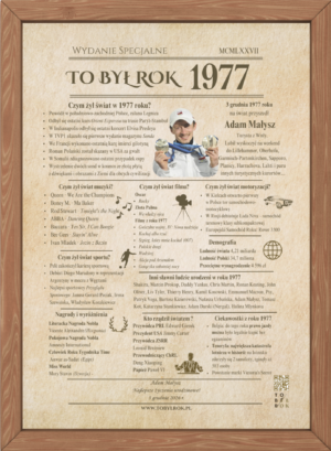 To Był Rok Karta na prezent urodziny