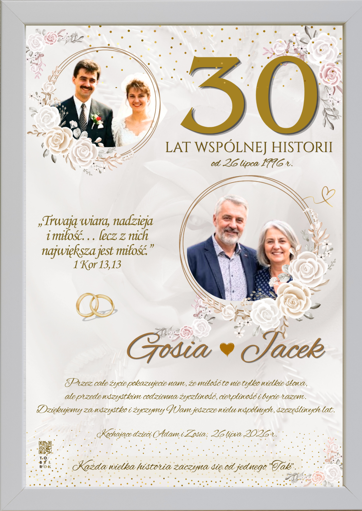 Personalizowana pamiątka rocznicy ślubu - obrazek 12