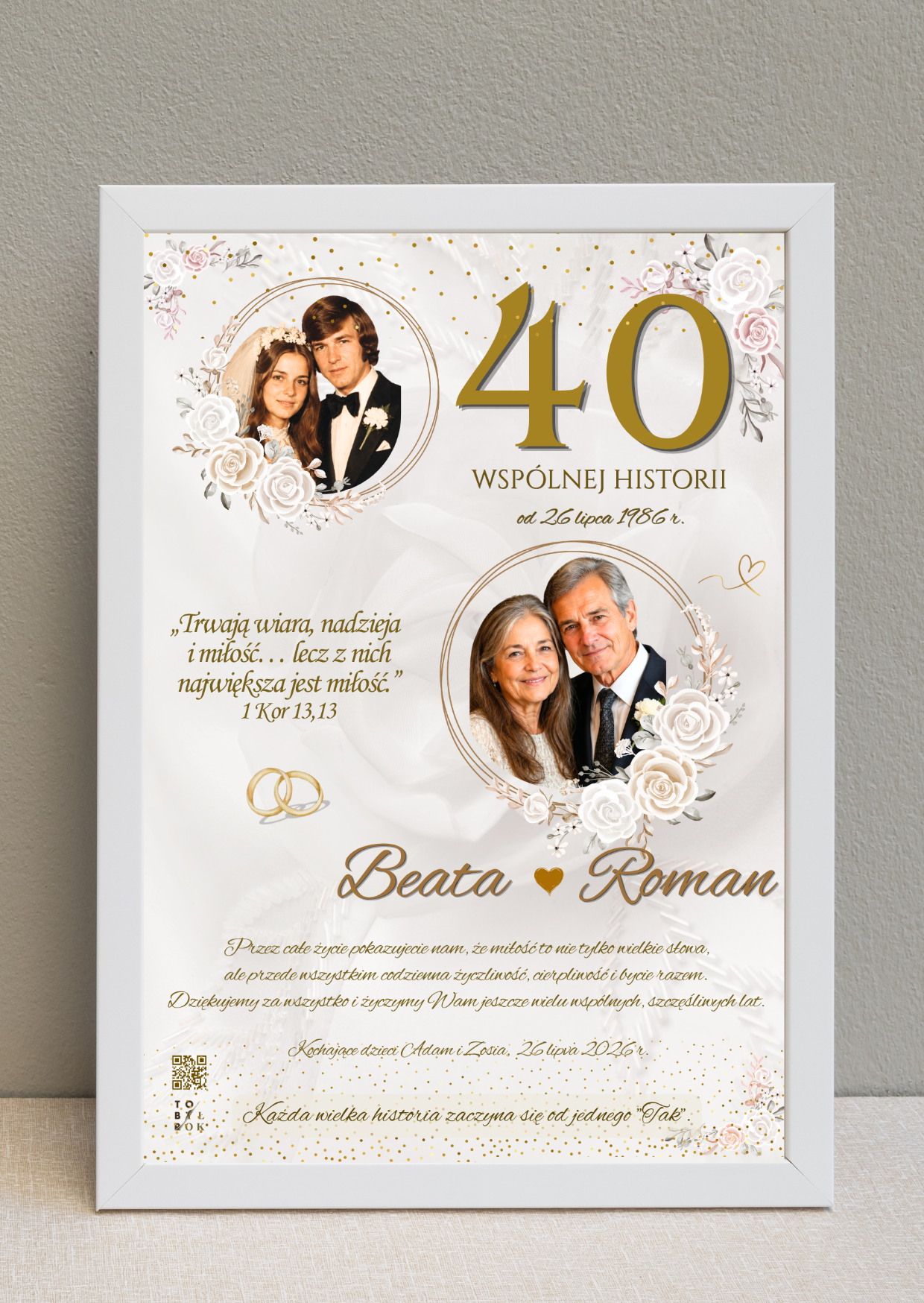 Personalizowana pamiątka rocznicy ślubu - obrazek 8