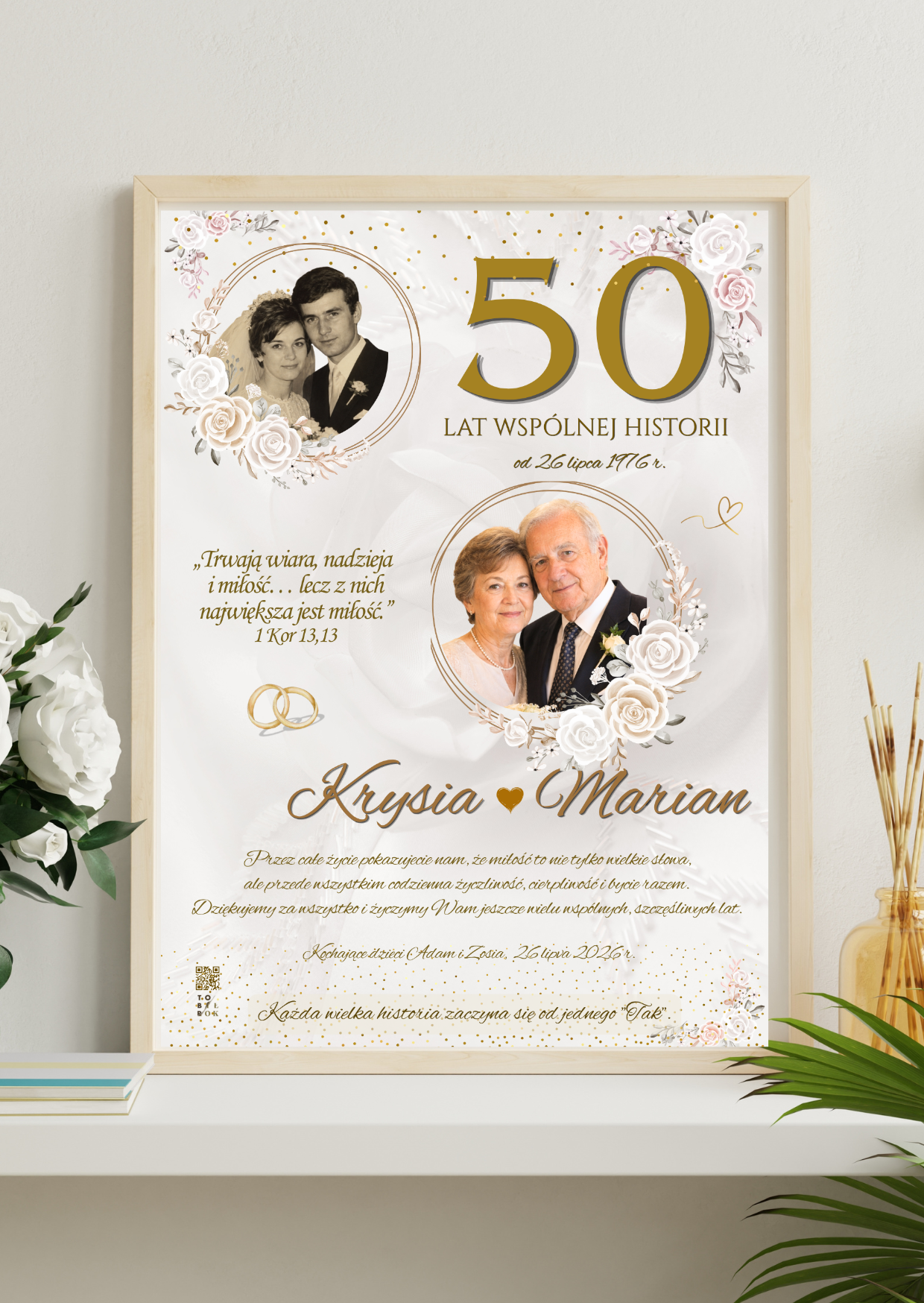 Personalizowana pamiątka rocznicy ślubu - obrazek 6